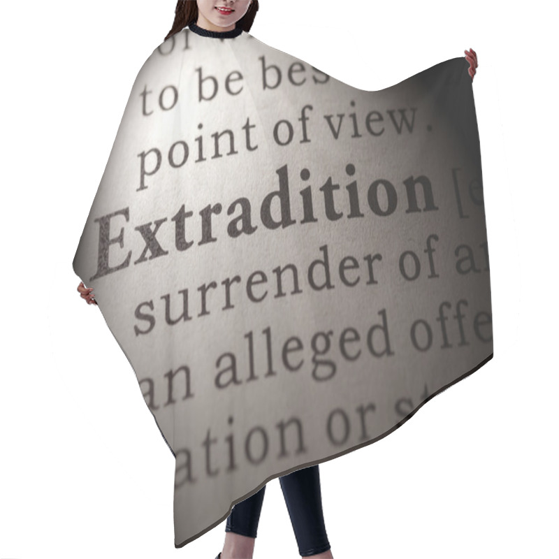 Personality  Definition Of The Word Extradition Hair Cutting Cape