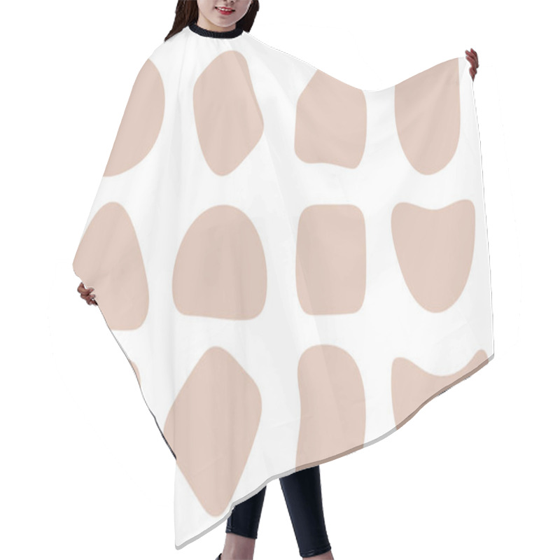 Personality  Collection Of Hand Drawn Flat Abstract Shapes. Irregular Shape. Hair Cutting Cape