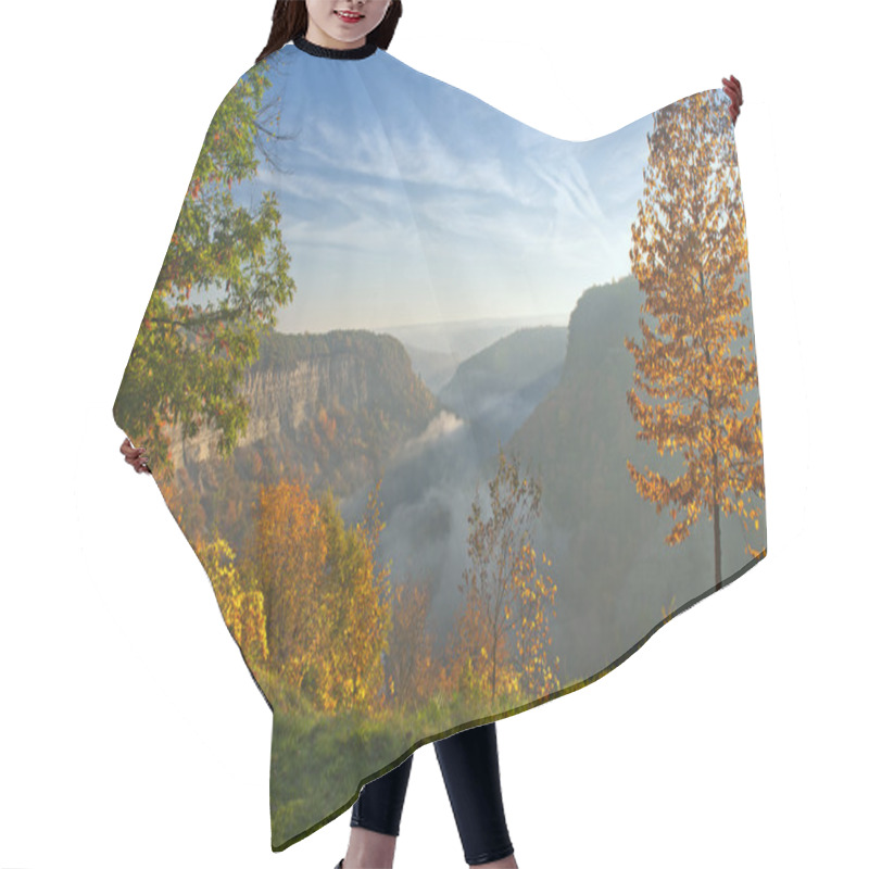 Personality  Great Bend Overlook At Letchworth State Park Hair Cutting Cape