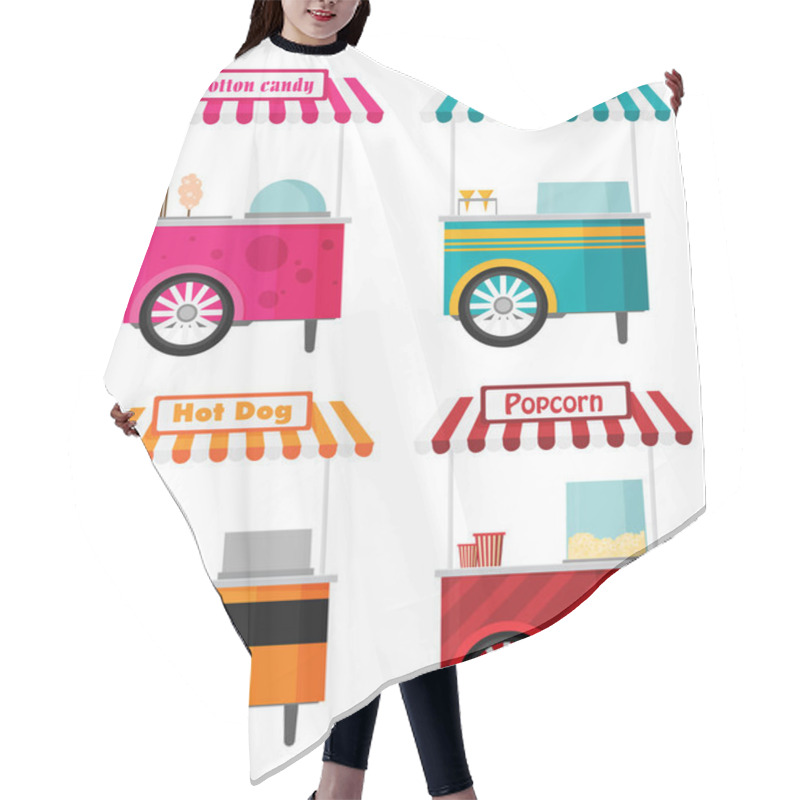 Personality  Carts Set Retail  Hair Cutting Cape