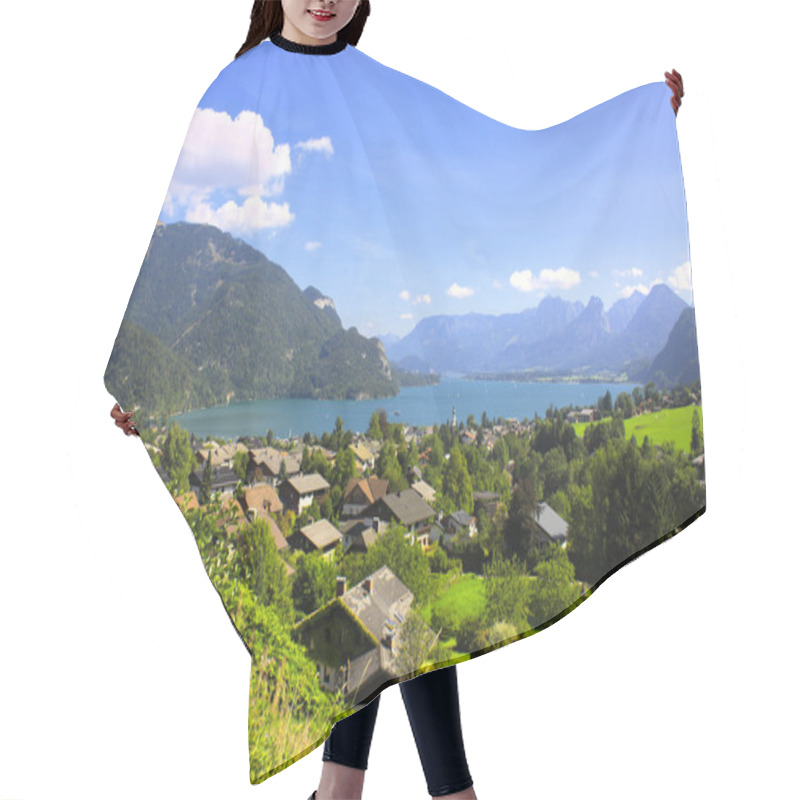 Personality  Wolfgangsee Lake In Alps, Austria Hair Cutting Cape