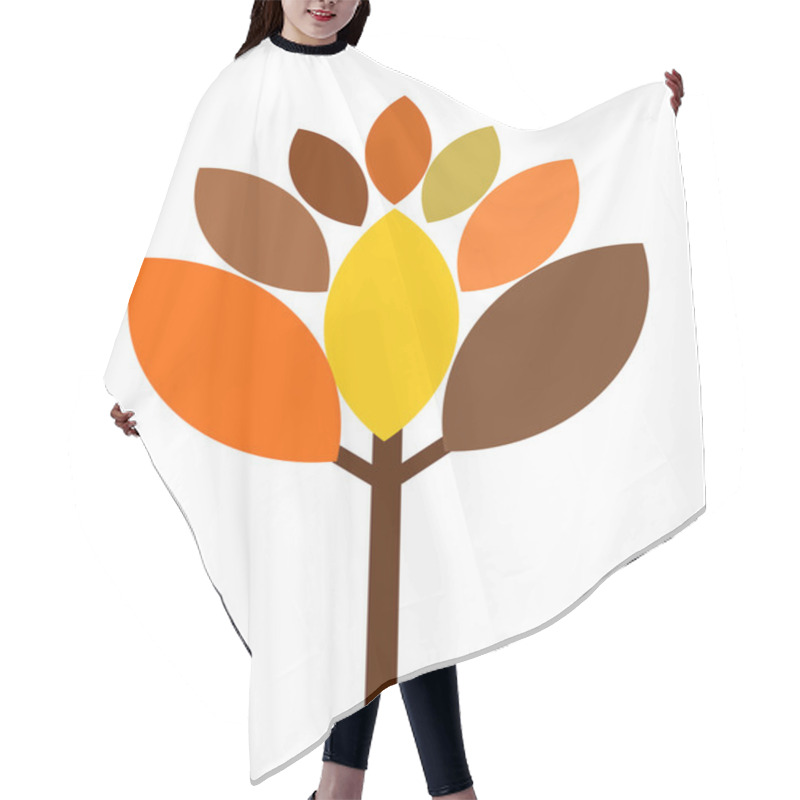 Personality  Fall Tree Hair Cutting Cape