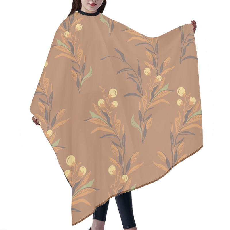 Personality  Designed For Both Digital And Print Use. Ideal For Fabric, Wallpaper, Gift Wrap. Inspires Peace And Warmth. Neutral Background, Layered Cutout Elements. Perfect For Cozy Autumn Decor. Hair Cutting Cape