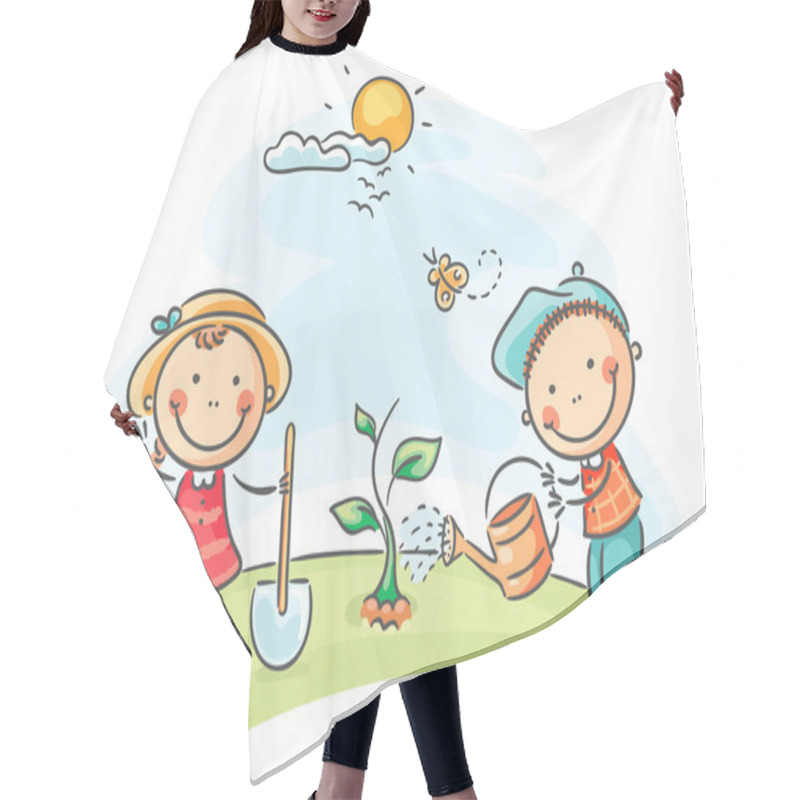 Personality  Kids Spring Activities Hair Cutting Cape