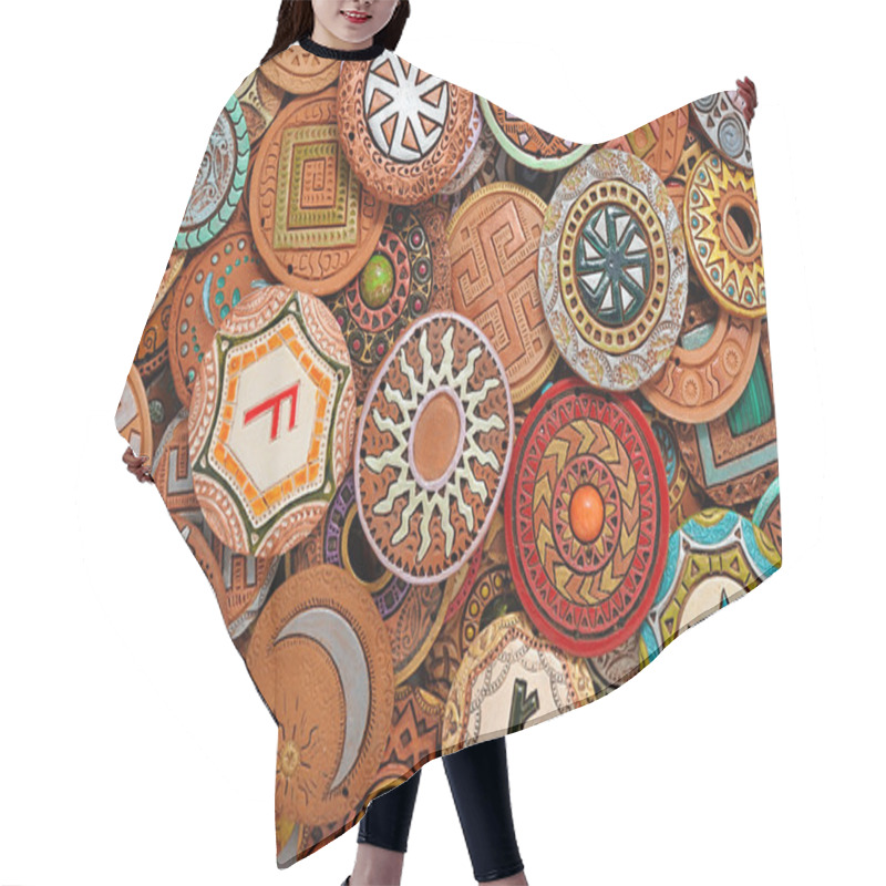 Personality  Ethnic Clay Jewelry Hair Cutting Cape