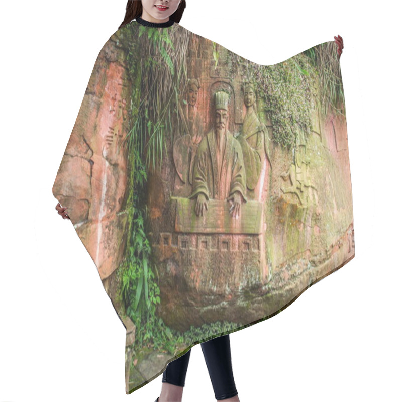 Personality  Sichuan Shannan Bamboo Sea Area Thirty - Six Large Stone Carving Hair Cutting Cape