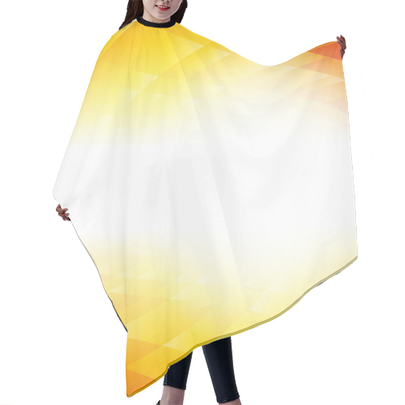 Personality  Abstract Orange Background Hair Cutting Cape