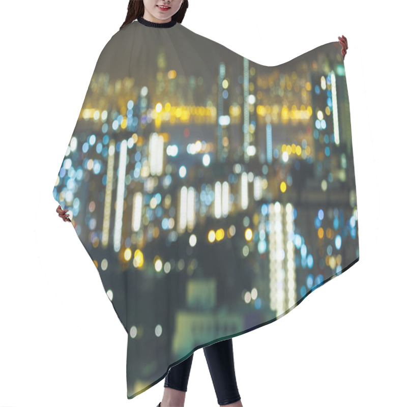 Personality  Blurred City View At Night Hair Cutting Cape