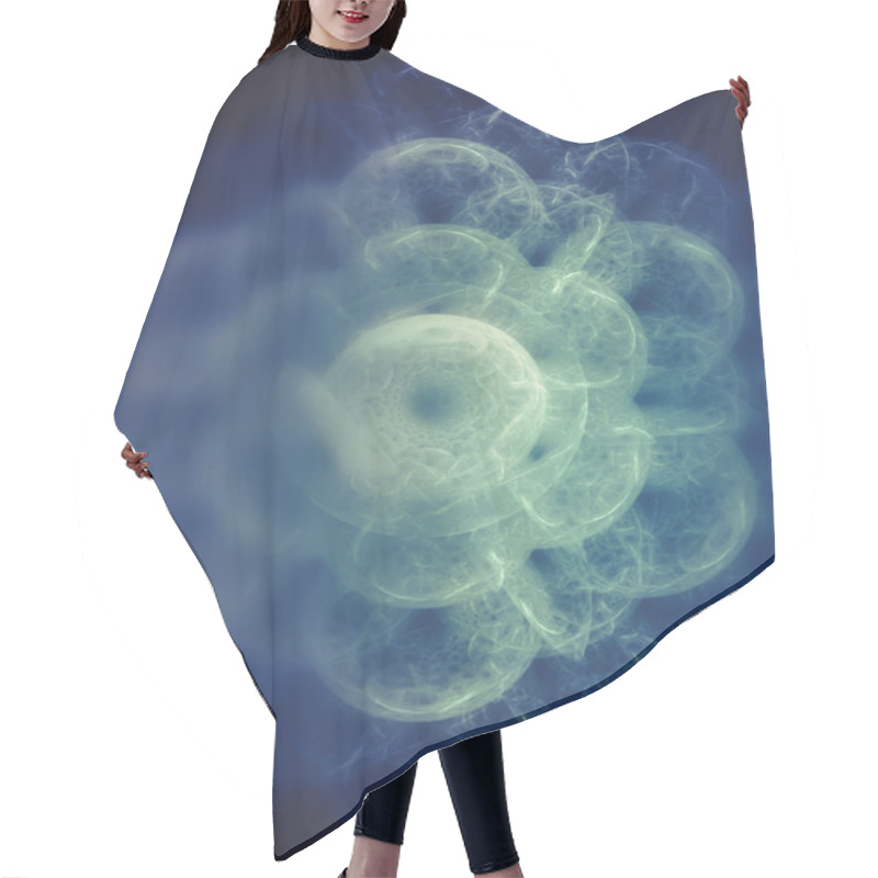 Personality  Abstract Fractal Texture Hair Cutting Cape