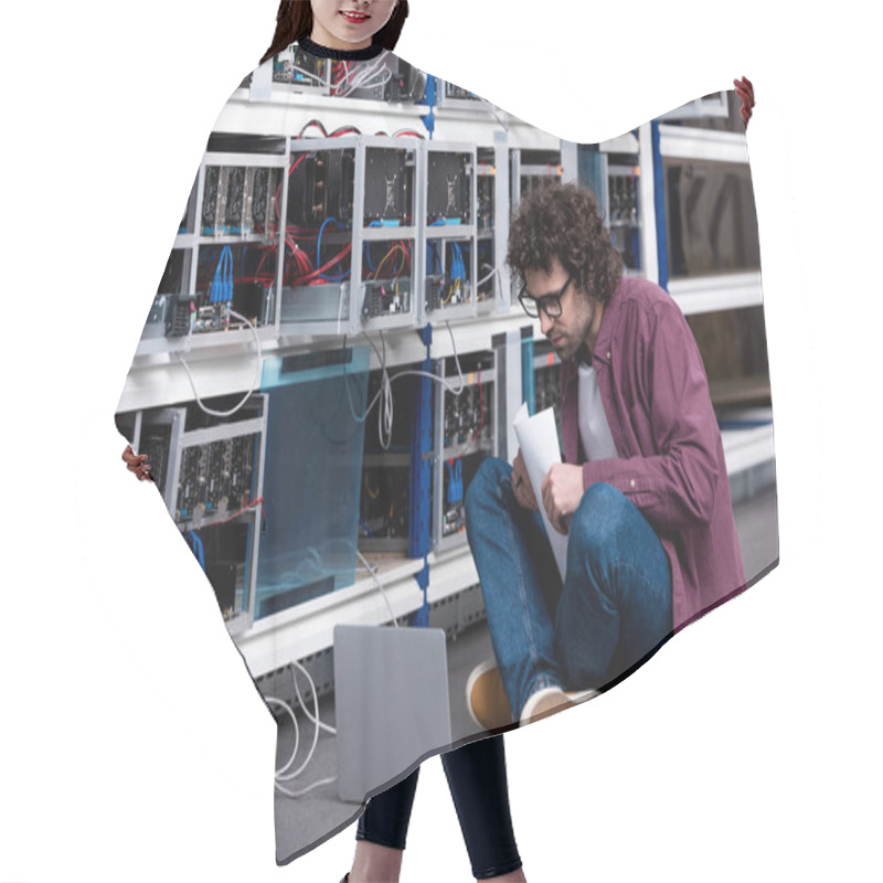 Personality  Computer Engineer Hair Cutting Cape