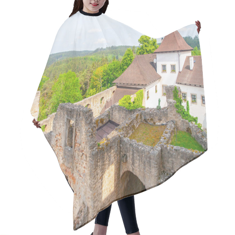 Personality  Ruins Of Landstejn Castle In Czech Canada, Czechia Hair Cutting Cape