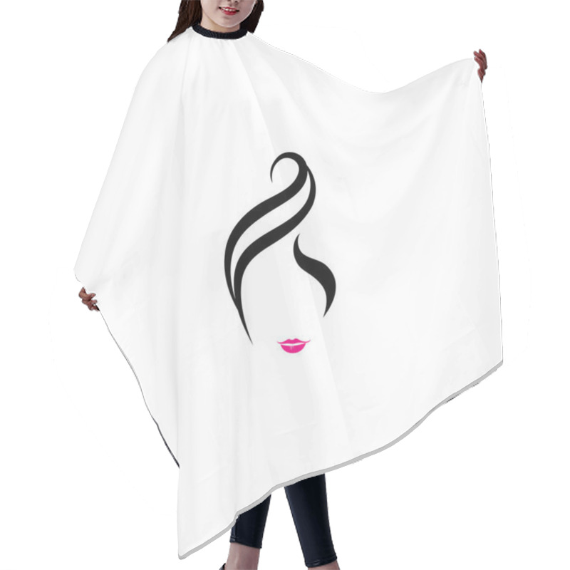 Personality  Hairstyle Logo Hair Cutting Cape