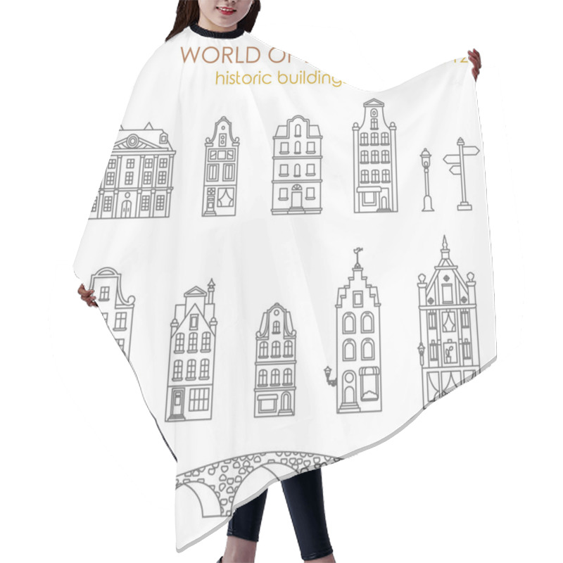 Personality  Architecture Historic Old Buildings Hair Cutting Cape