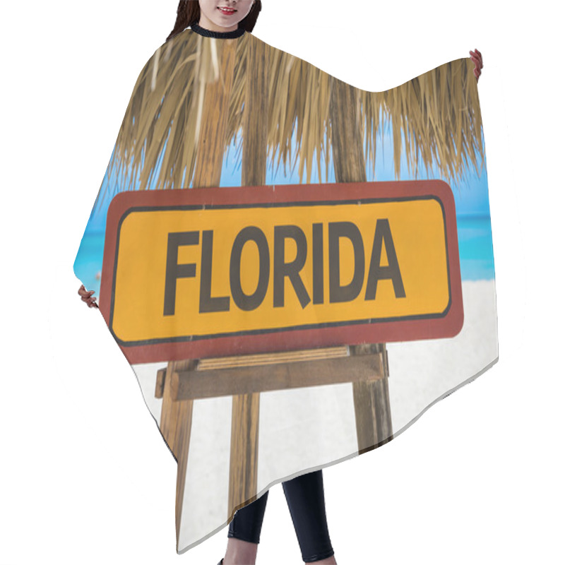 Personality  Florida Text Sign Hair Cutting Cape