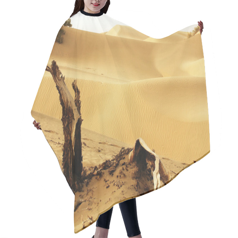 Personality  Landscape Of Deserts Hair Cutting Cape