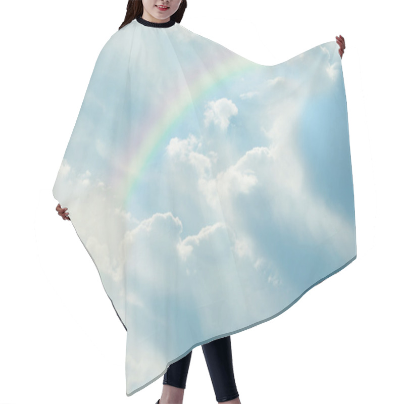 Personality  Beautiful Clouds In Blue Sky Hair Cutting Cape