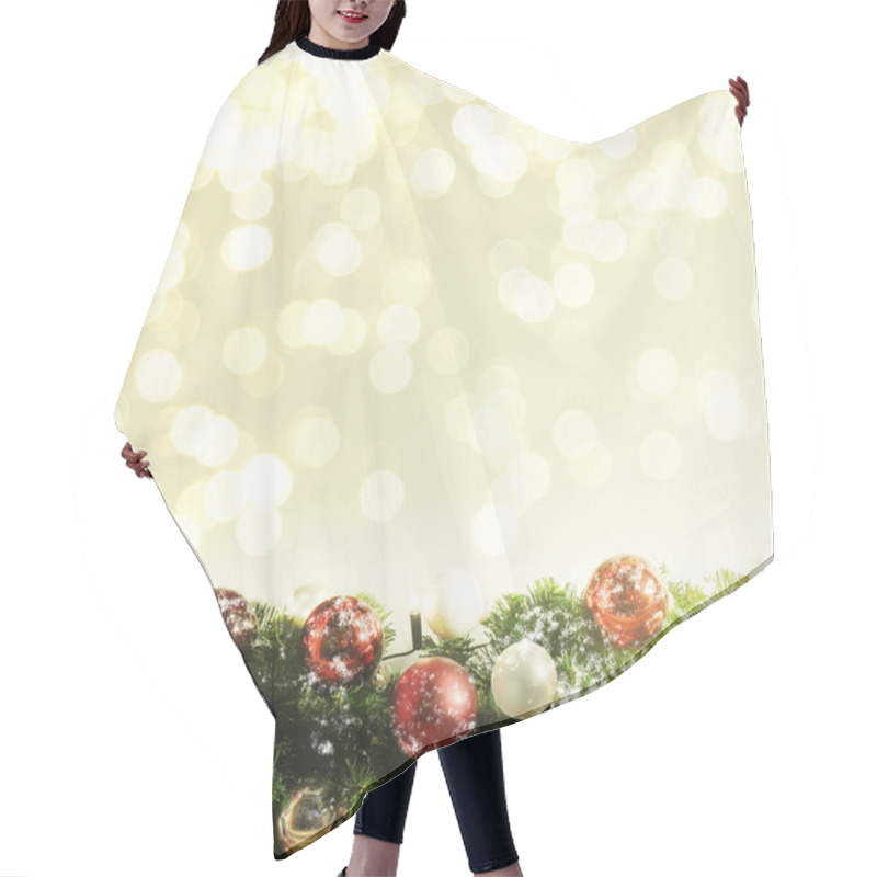 Personality  Christmas Tree Background Hair Cutting Cape