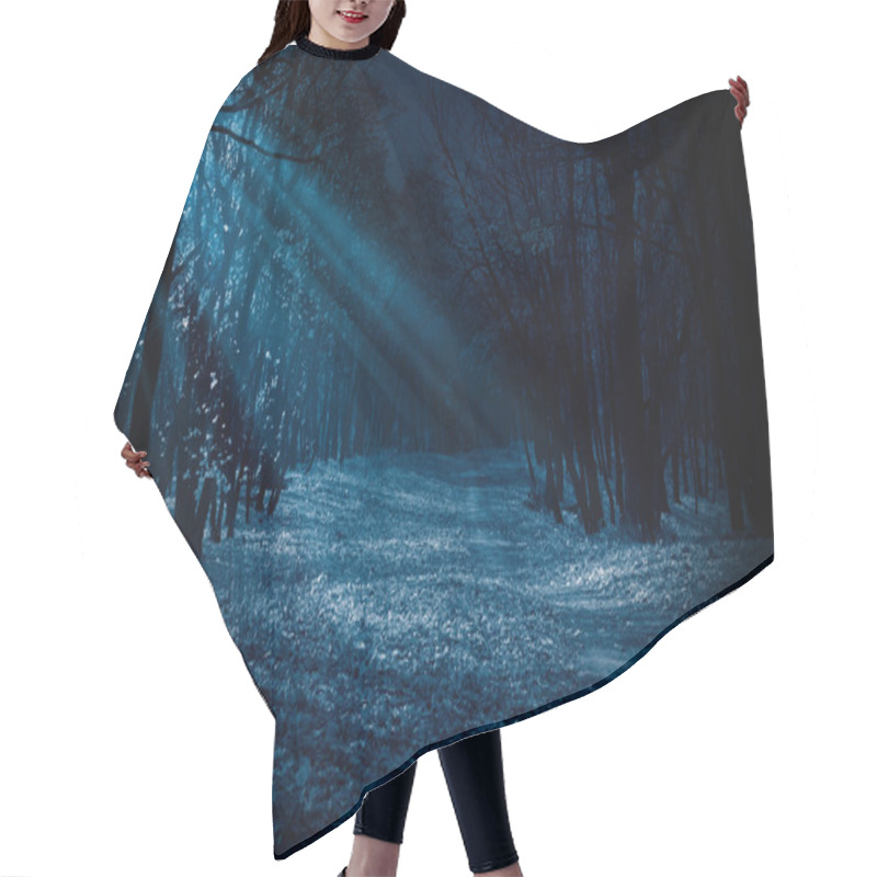 Personality  Night Forest Hair Cutting Cape