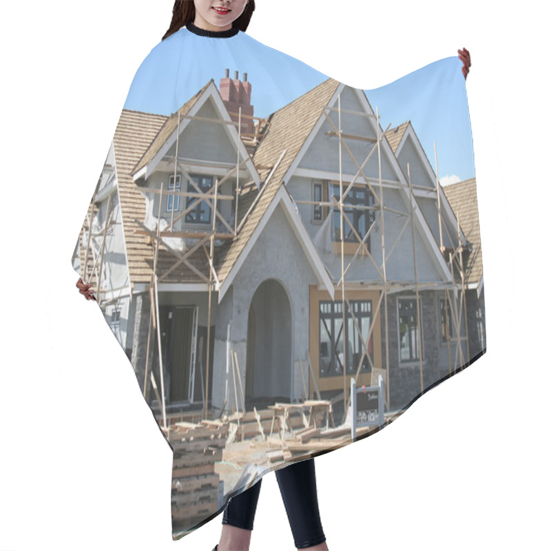 Personality  New House Construction Hair Cutting Cape