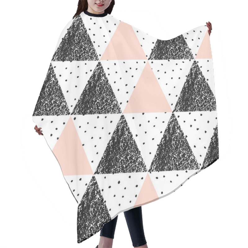 Personality  Abstract Geometric Pattern Hair Cutting Cape