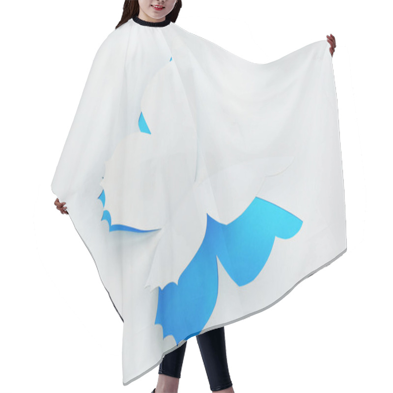 Personality  Cutout Paper Butterfly As Greeting Card Hair Cutting Cape