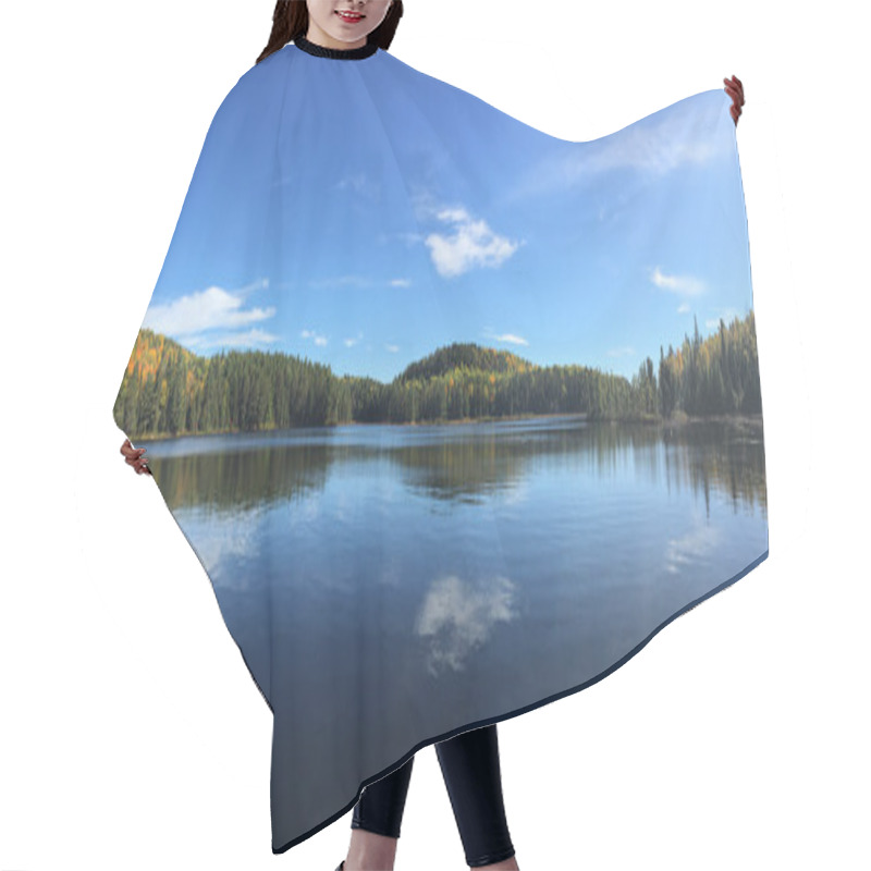 Personality  Panorama View Of Algonquin Scene In Fall Hair Cutting Cape