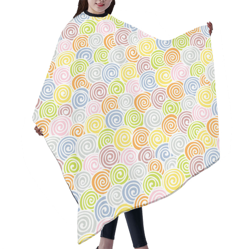 Personality  Swirls Pattern Hair Cutting Cape