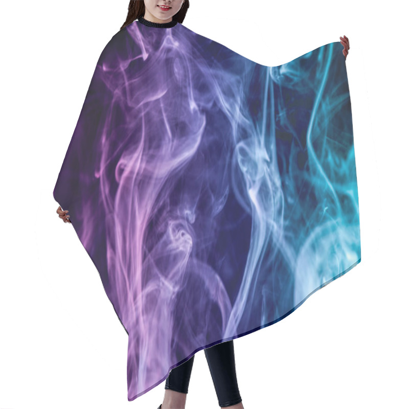 Personality  Background From The Smoke Of Vape Hair Cutting Cape