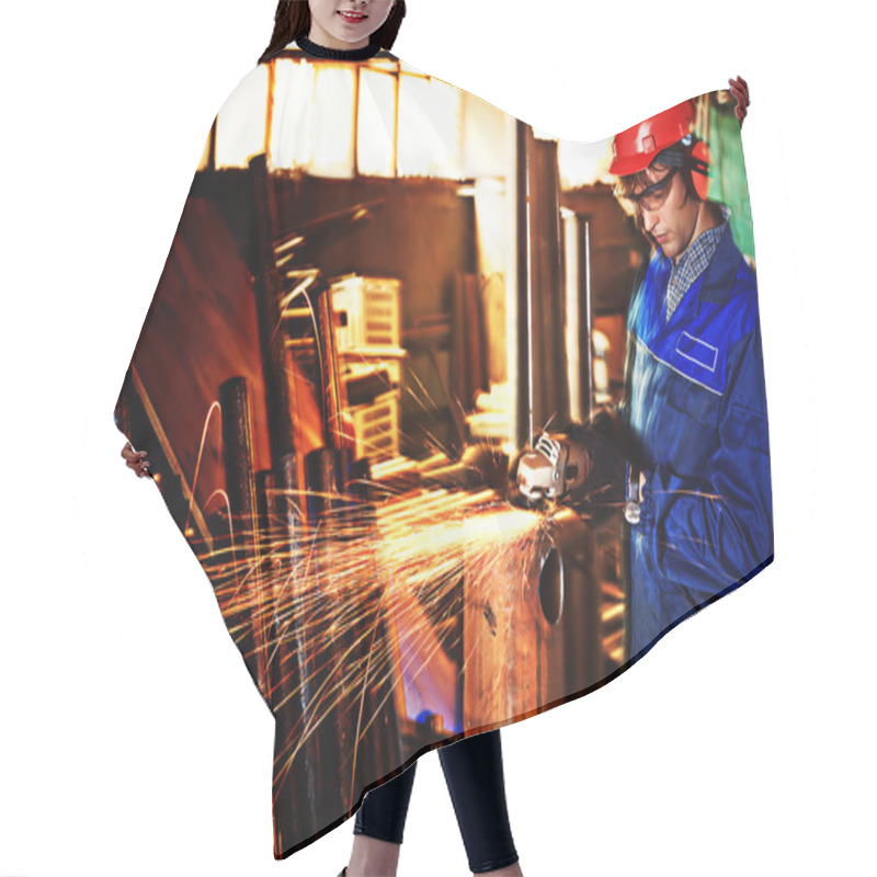 Personality  Welder Hair Cutting Cape