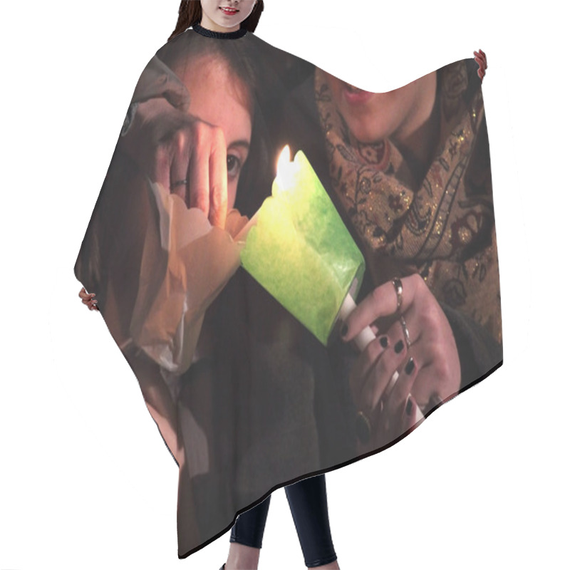 Personality  Girl During The Stations Of The Cross Chaired By Pope Francis I Hair Cutting Cape