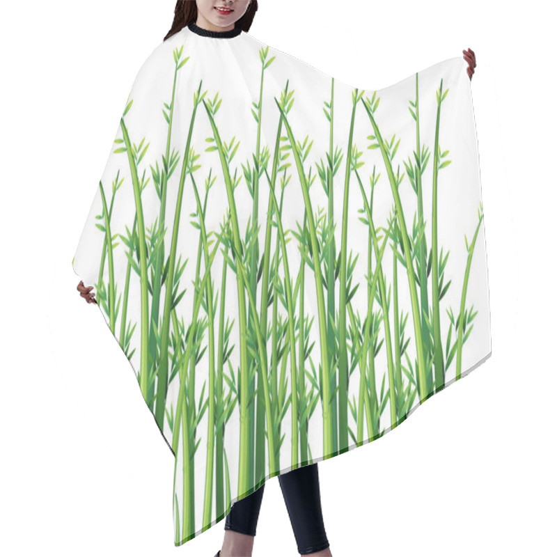 Personality  Bamboo Hair Cutting Cape