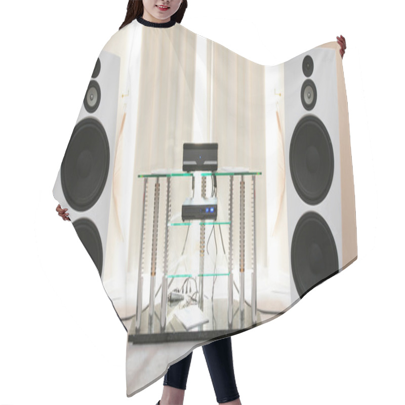 Personality  Sound System Hair Cutting Cape