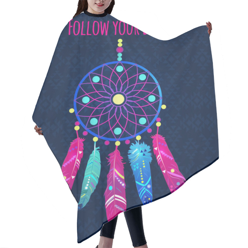 Personality  Abstract  Dream Catcher Hair Cutting Cape