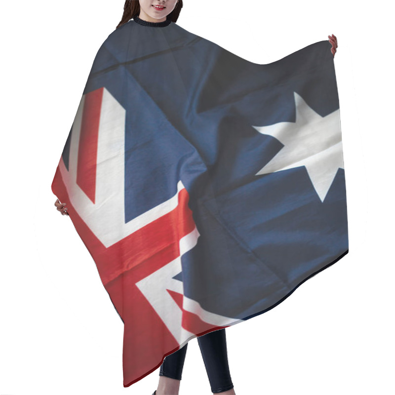 Personality  Australian Flag For The National Day Of 26. January Hair Cutting Cape