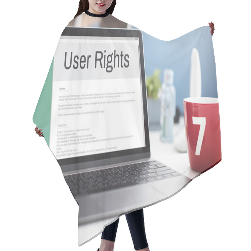 Personality  Users Rights Concept Hair Cutting Cape