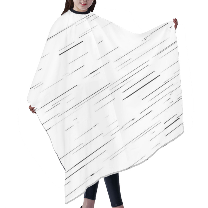 Personality  Abstract Cross Hatching Textured Striped Background Hair Cutting Cape