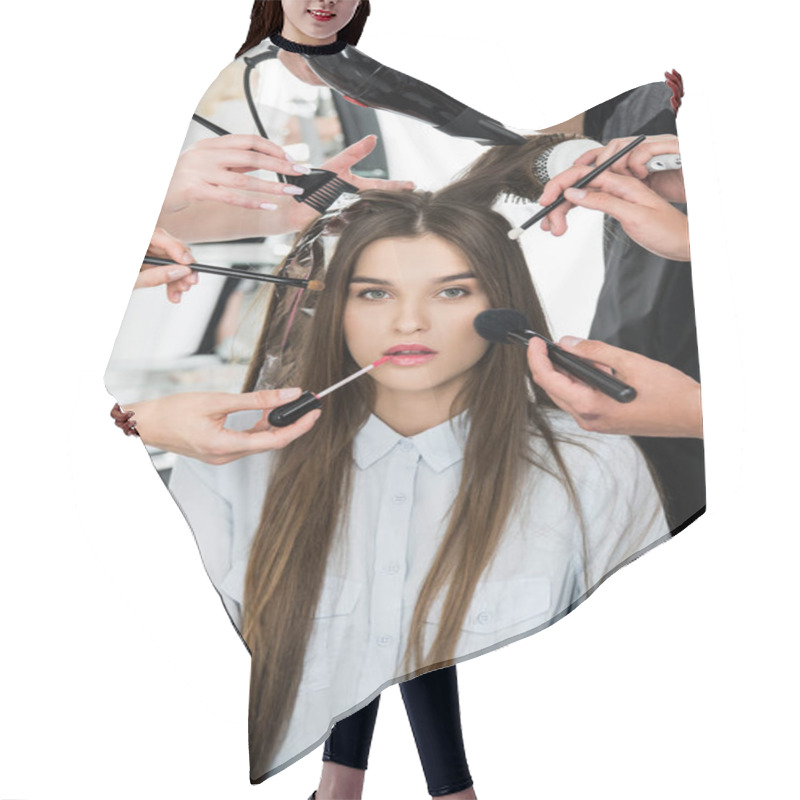 Personality  Professional Makeup Hair Cutting Cape