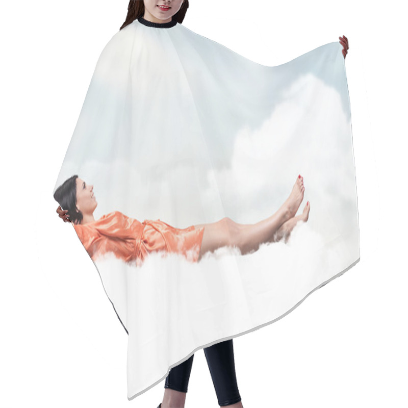 Personality  Girl On A Cloud Hair Cutting Cape