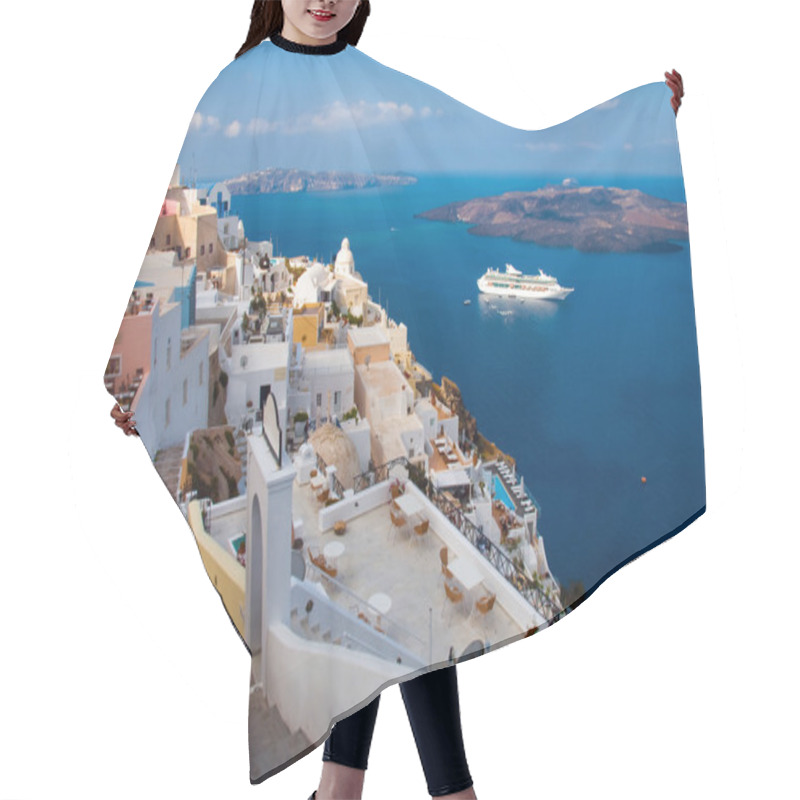 Personality  Morning In Santorini Hair Cutting Cape