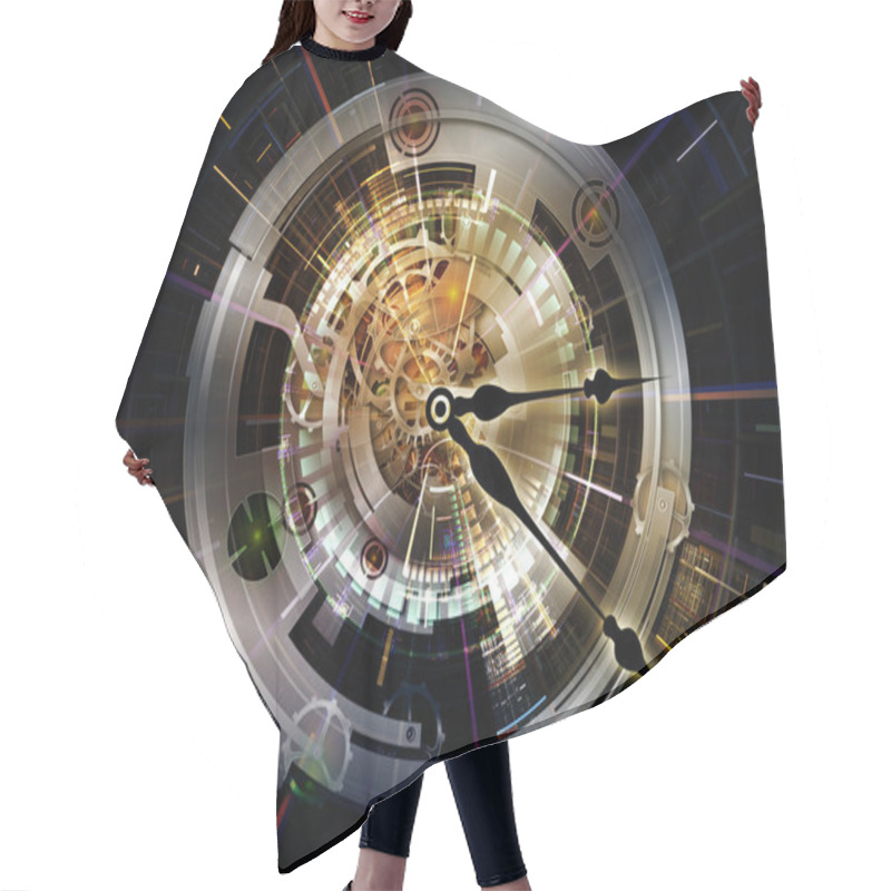 Personality  Dance Of Clockwork Hair Cutting Cape