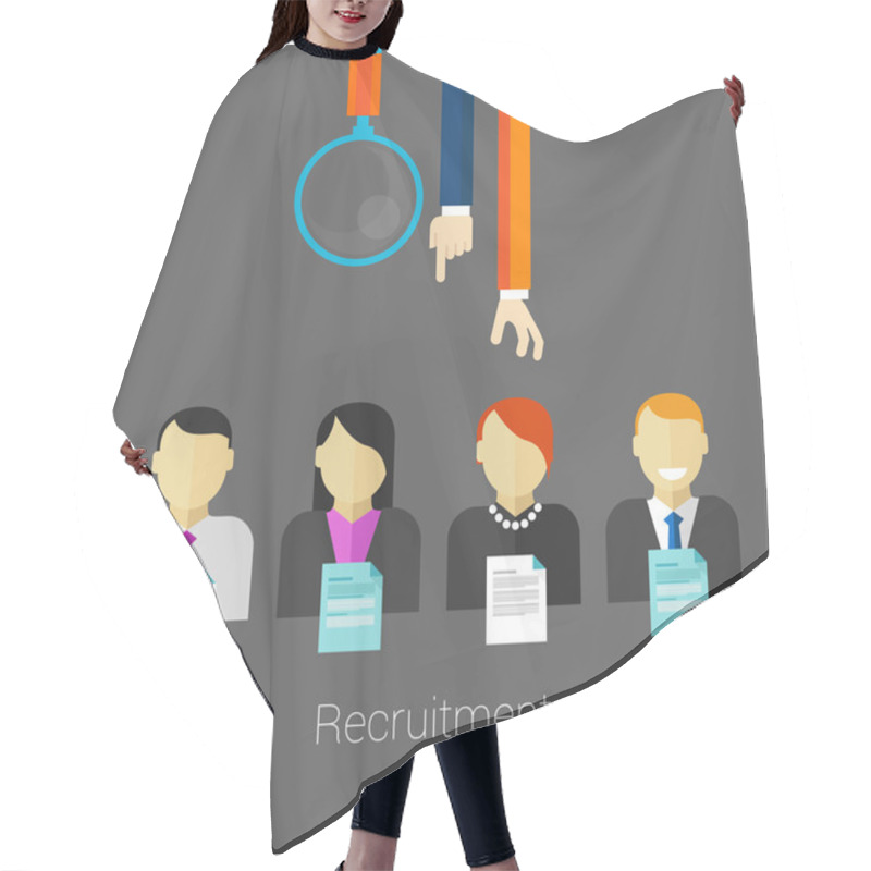 Personality  Employee Recruitment Hair Cutting Cape