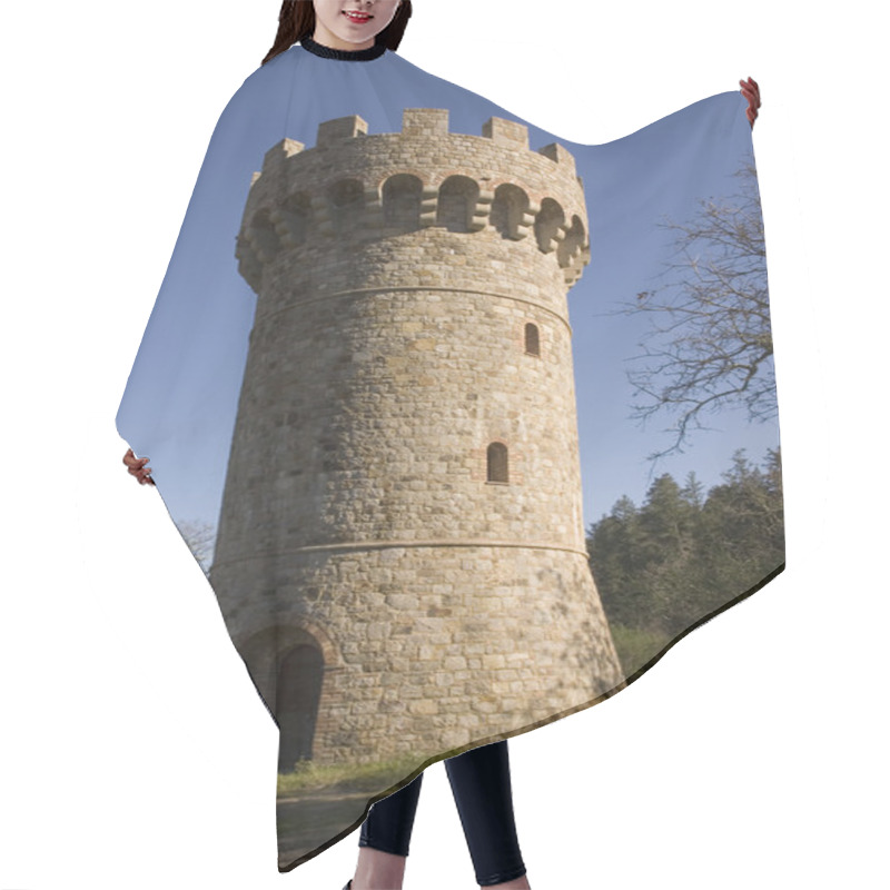 Personality  Conical Castle Tower Hair Cutting Cape