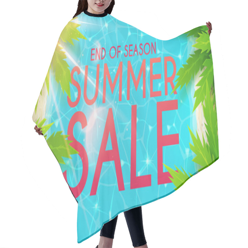 Personality  Summer Sale Banner Hair Cutting Cape