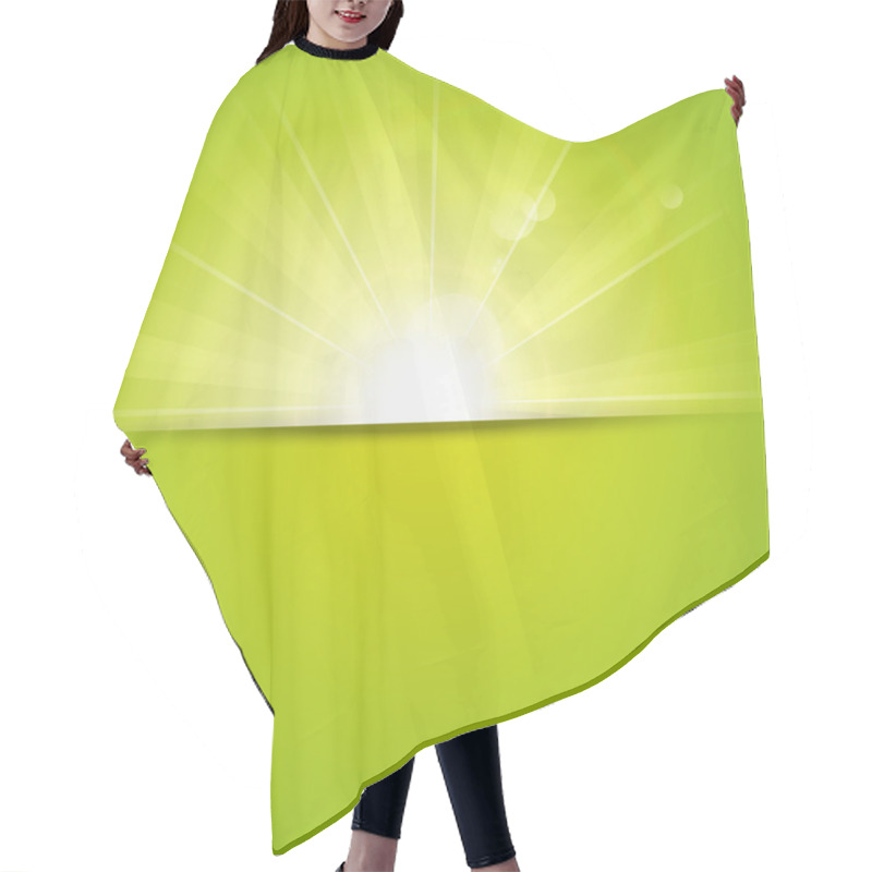 Personality  Sunny Background Hair Cutting Cape