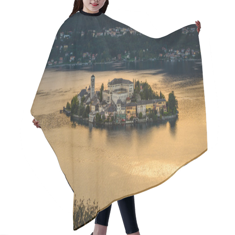 Personality  San Giulio Island Sunset Hair Cutting Cape