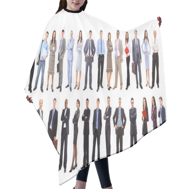 Personality  Young Attractive Business - The Elite Business Team Hair Cutting Cape