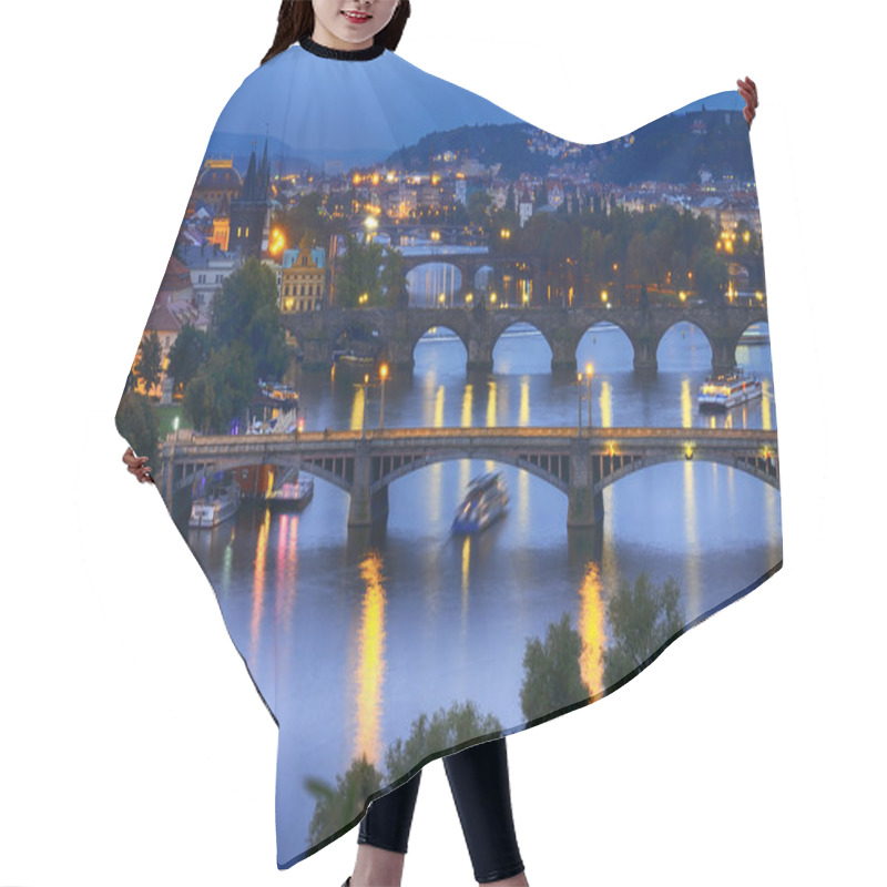 Personality  Prague At Night Hair Cutting Cape