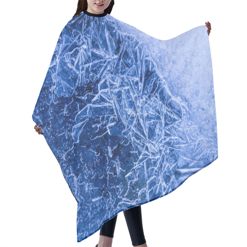 Personality  Ice Crystals Hair Cutting Cape