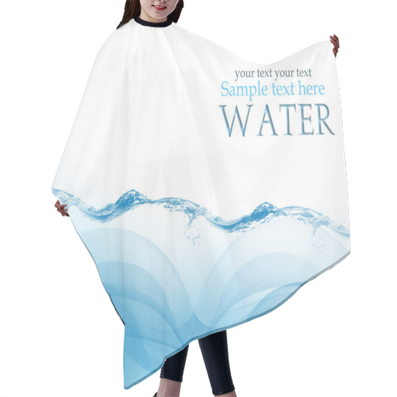 Personality  Water Background Hair Cutting Cape