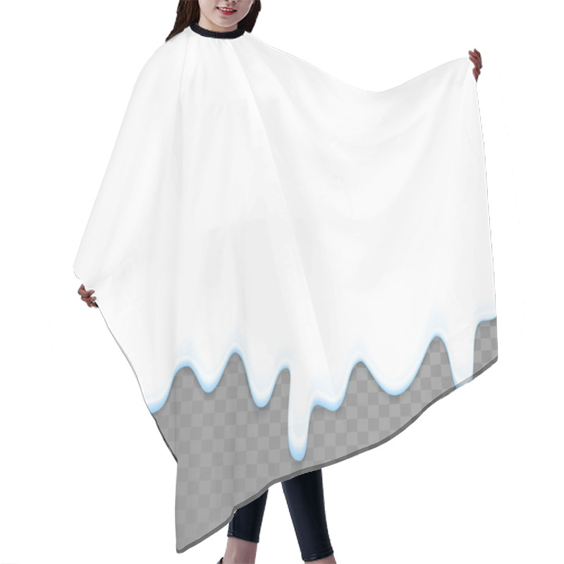 Personality  Milk Splashing Wave Seamless Background Hair Cutting Cape